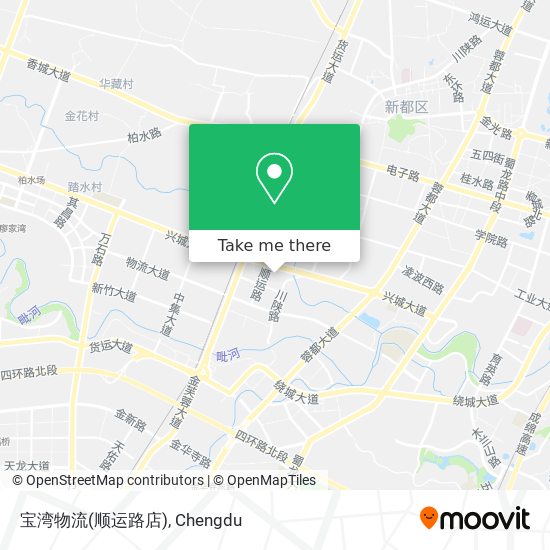 宝湾物流(顺运路店) map