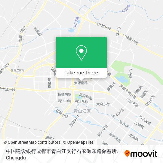 中国建设银行成都市青白江支行石家碾东路储蓄所 map