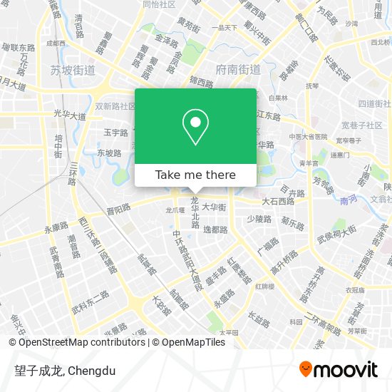 望子成龙 map