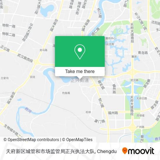 天府新区城管和市场监管局正兴执法大队 map