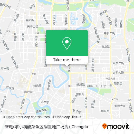 来电(喵小喵酸菜鱼蓝润置地广场店) map