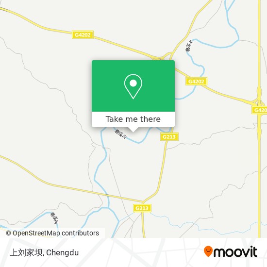 上刘家坝 map