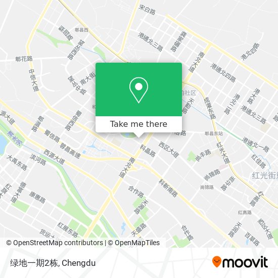 绿地一期2栋 map