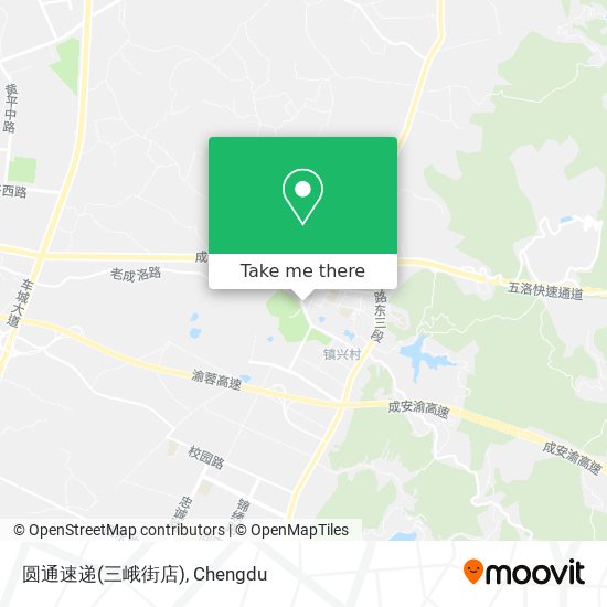 圆通速递(三峨街店) map