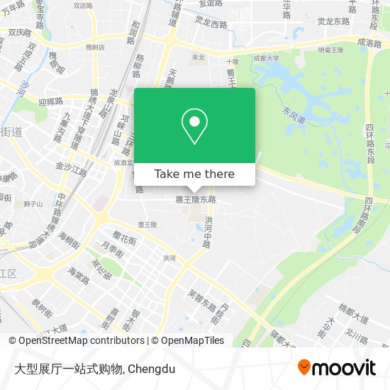大型展厅一站式购物 map