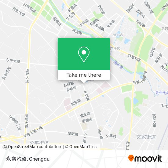 永鑫汽修 map