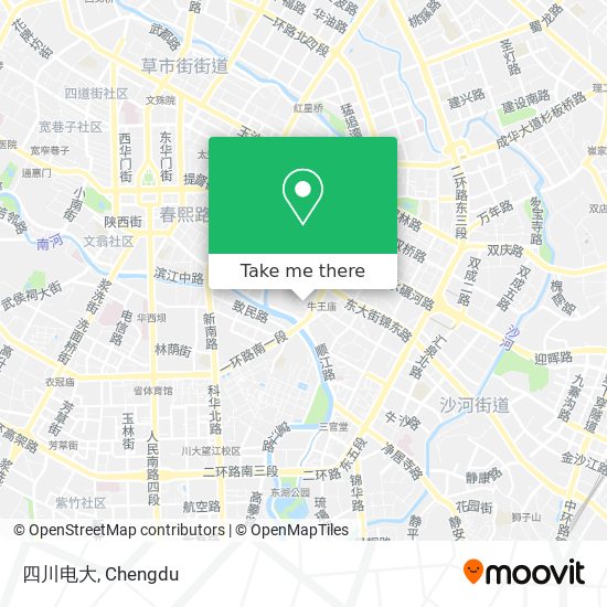 四川电大 map