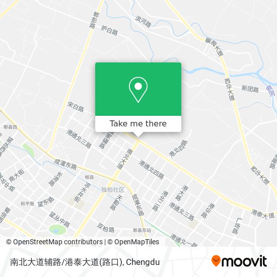 南北大道辅路/港泰大道(路口) map