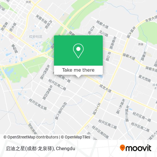 启迪之星(成都·龙泉驿) map