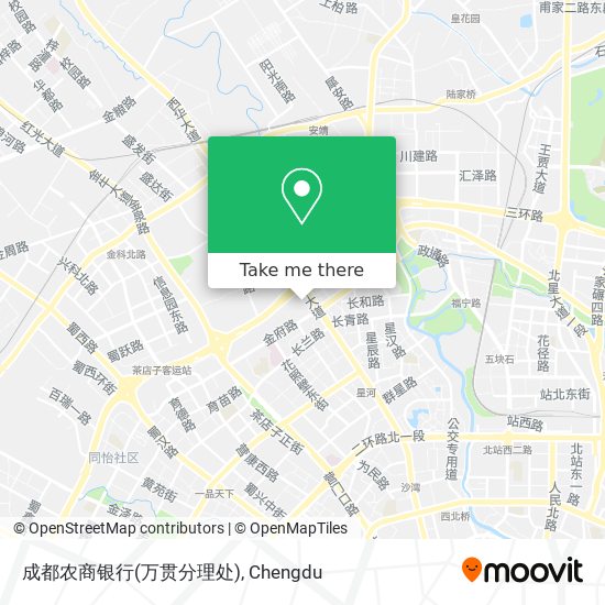 成都农商银行(万贯分理处) map