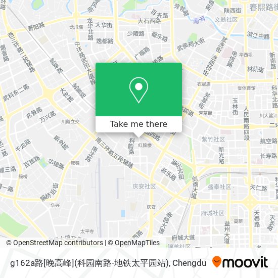 g162a路[晚高峰](科园南路-地铁太平园站) map