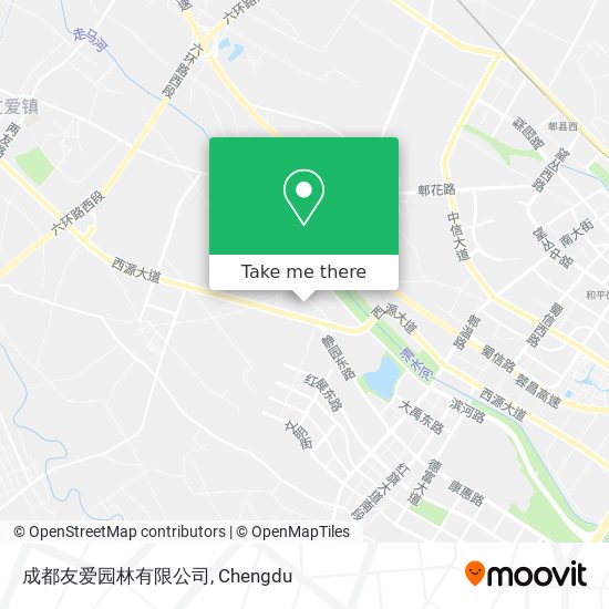 成都友爱园林有限公司 map