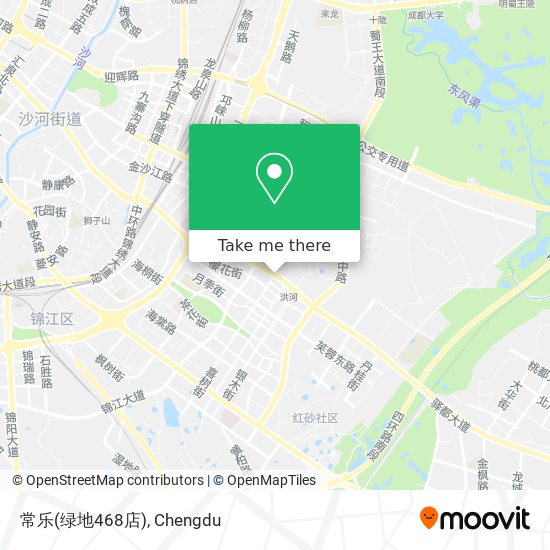 常乐(绿地468店) map