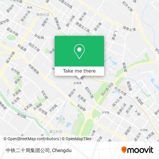 中铁二十局集团公司 map