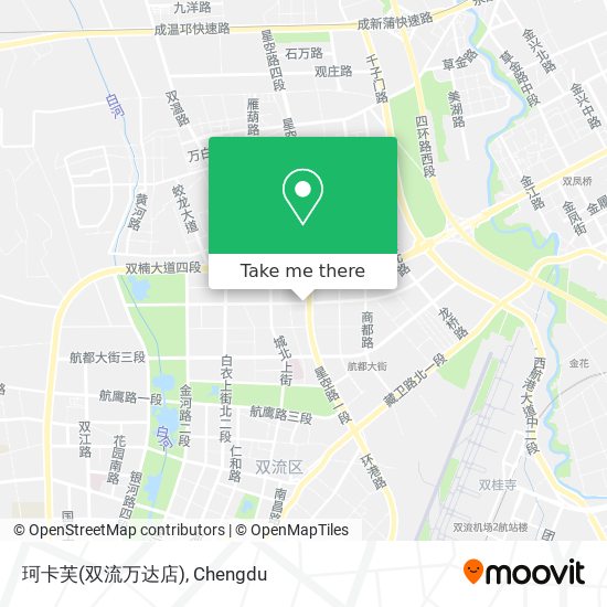 珂卡芙(双流万达店) map