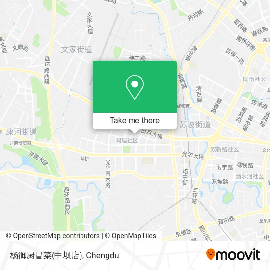 杨御厨冒菜(中坝店) map