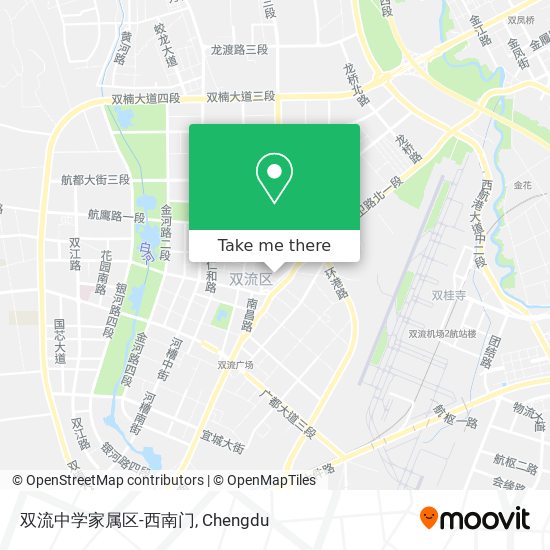 双流中学家属区-西南门 map