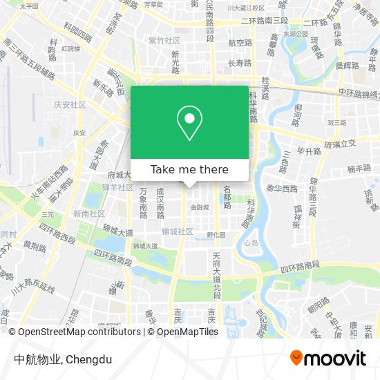 中航物业 map