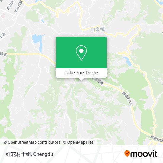 红花村十组 map