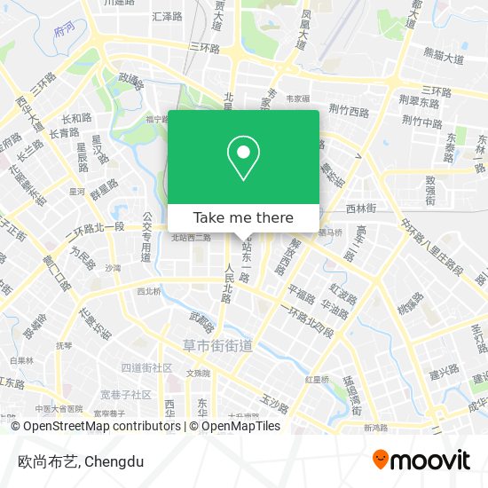 欧尚布艺 map