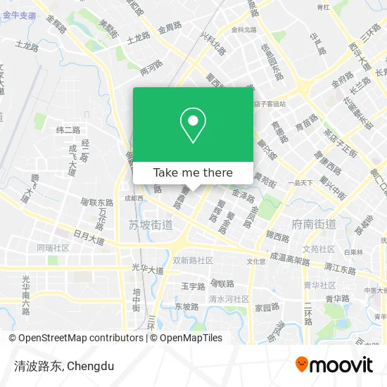 清波路东 map