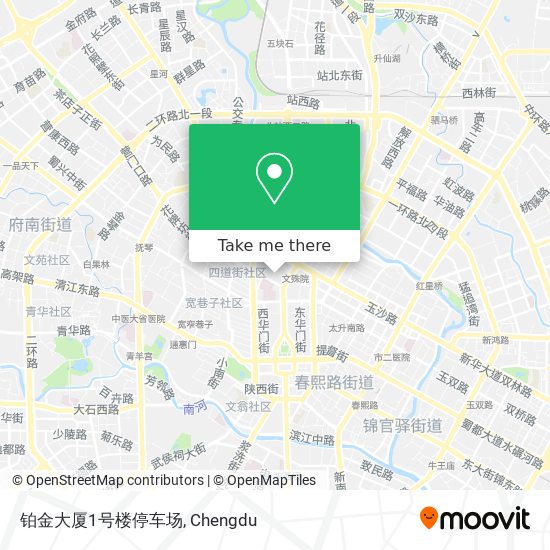 铂金大厦1号楼停车场 map