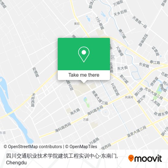 四川交通职业技术学院建筑工程实训中心-东南门 map