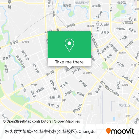极客数学帮成都金楠中心校(金楠校区) map