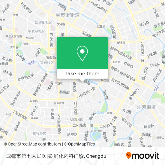 成都市第七人民医院-消化内科门诊 map