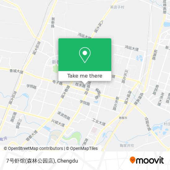 7号虾馆(森林公园店) map
