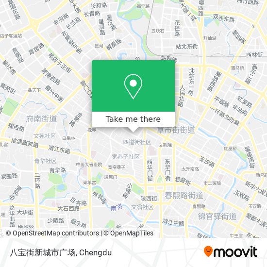 八宝街新城市广场 map