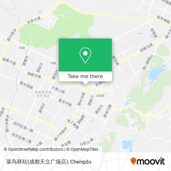 菜鸟驿站(成都天立广场店) map