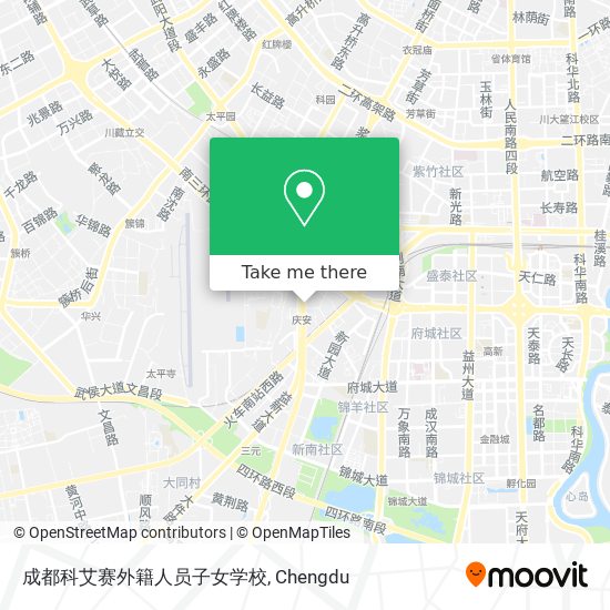 成都科艾赛外籍人员子女学校 map