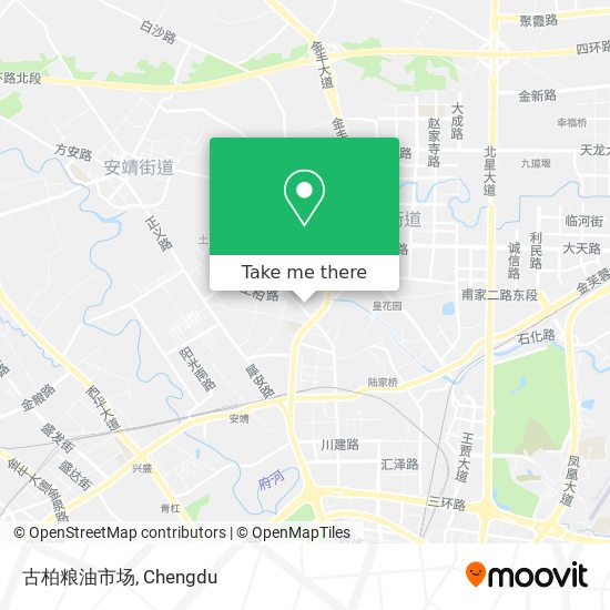 古柏粮油市场 map