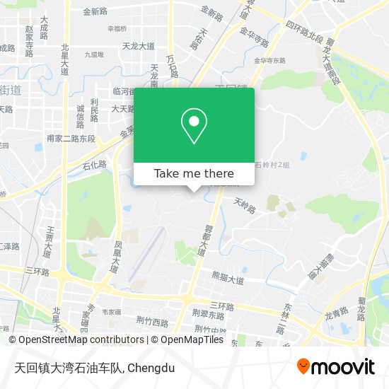 天回镇大湾石油车队 map