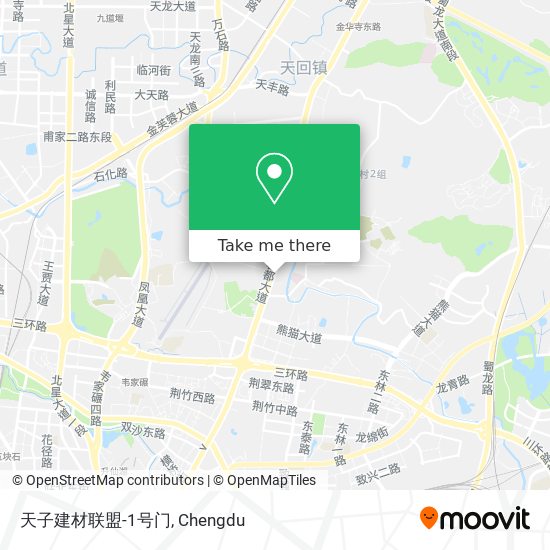 天子建材联盟-1号门 map