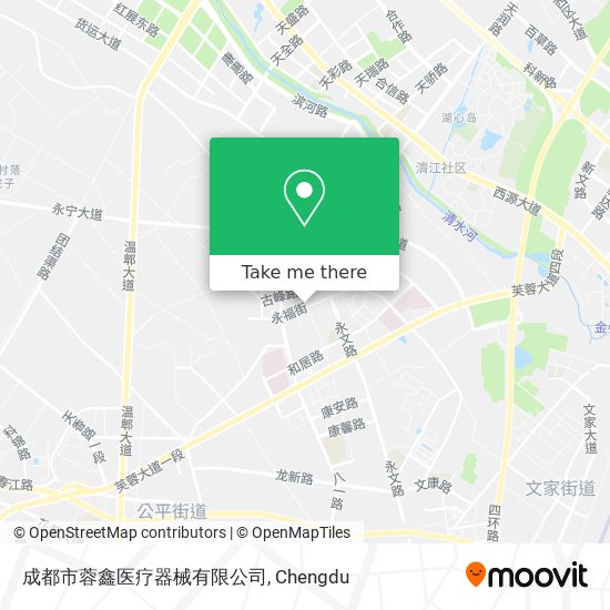 成都市蓉鑫医疗器械有限公司 map