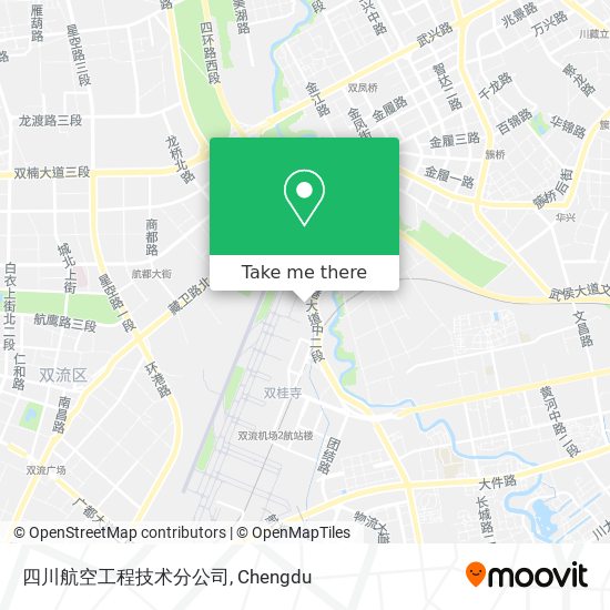 四川航空工程技术分公司 map