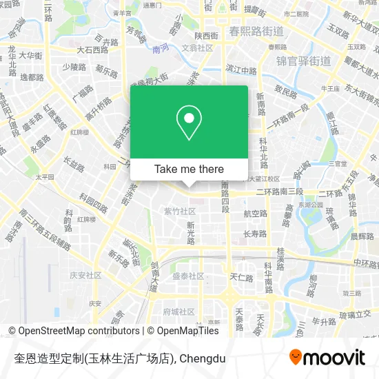 奎恩造型定制(玉林生活广场店) map