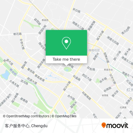 客户服务中心 map