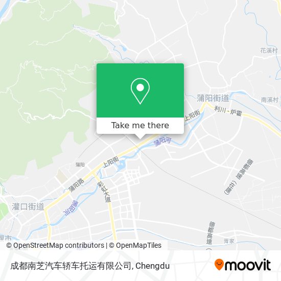 成都南芝汽车轿车托运有限公司 map