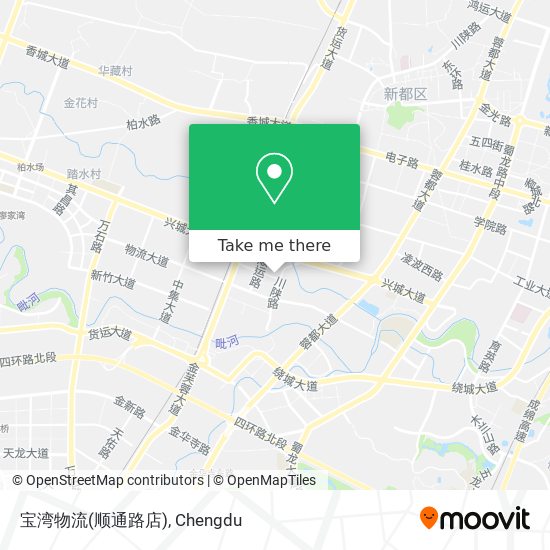 宝湾物流(顺通路店) map