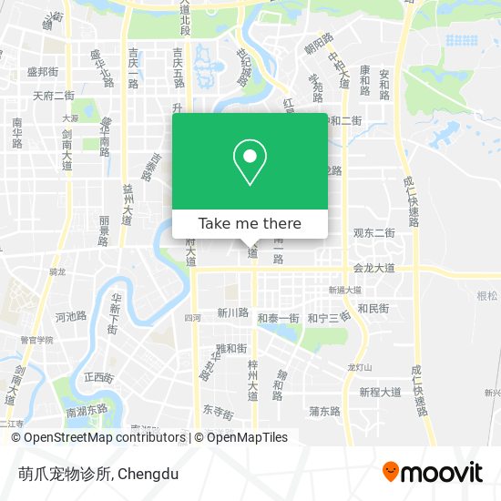 萌爪宠物诊所 map