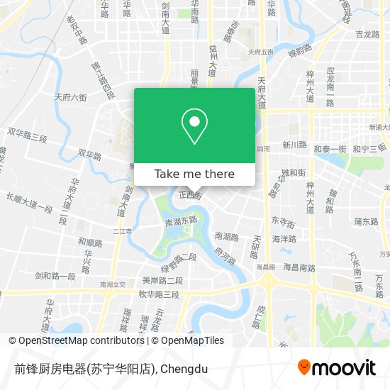 前锋厨房电器(苏宁华阳店) map