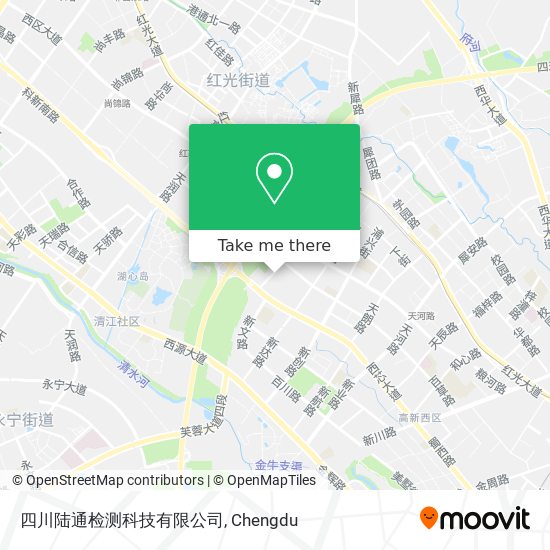 四川陆通检测科技有限公司 map