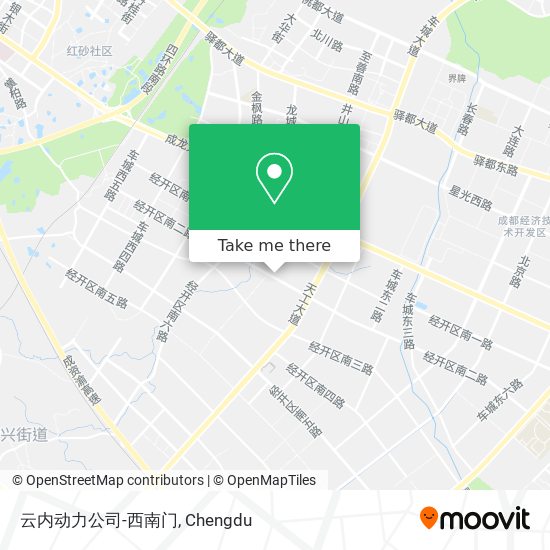 云内动力公司-西南门 map