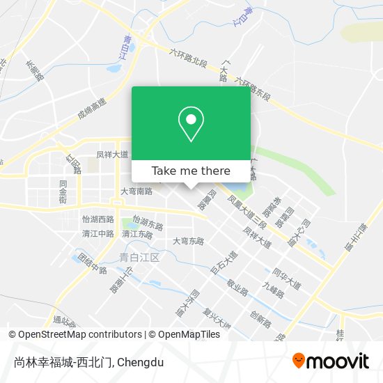 尚林幸福城-西北门 map