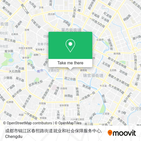成都市锦江区春熙路街道就业和社会保障服务中心 map
