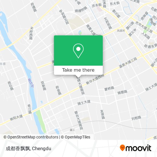 成都香飘飘 map