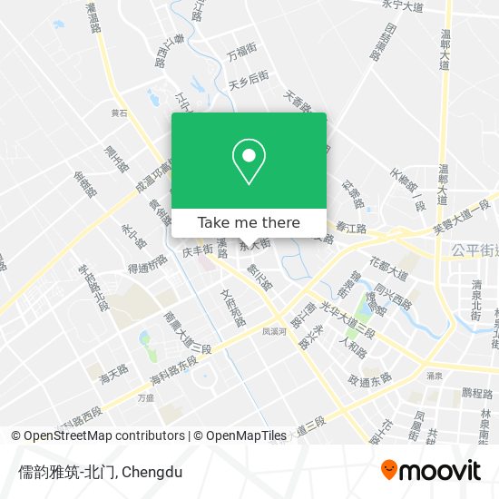 儒韵雅筑-北门 map